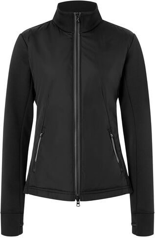 FIRE and ICE L Hedda Zip Sweater, Black, Large in Kuwait