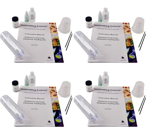 Innovating Science Elephant Toothpaste: Explore Catalysts, Chemical Reactions & Phase Changes - Chemistry Demonstration Distance Learning Kit in Saudi Arabia