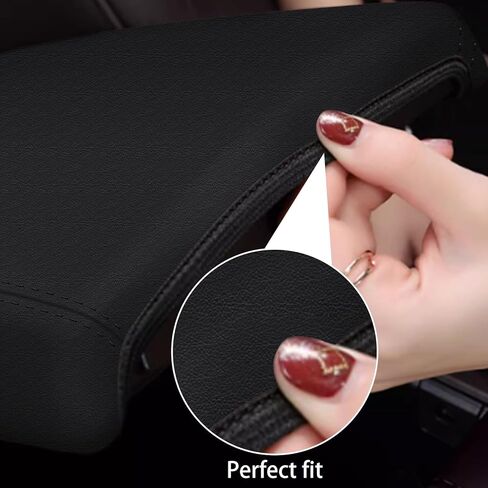 Center Console Cover for Subaru Forester 2013-2018 (Black),Waterproof Leather Anti-Scratch Armrest Cover for 2013 2014 2015 2016 2017 2018 Subaru Forester Accessories. in Kuwait