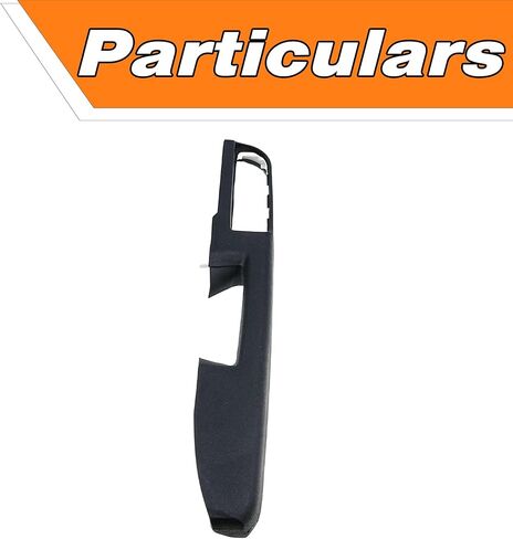 80994 مسند ذراع أمامي يسار للسائق، لوحة باب متوافقة مع Chevy Silverado Avalanche Tahoe Suburban GMC Sierra Yukon 2010-2014، مقبض تحرير الباب فوق مسند الذراع 27 بوصة، أسود GM# 84127280 US in Kuwait