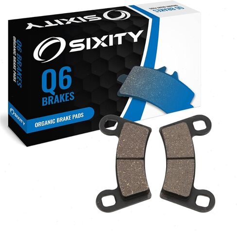 Sixity Q6 Rear Organic Brake Pads compatible with Can-Am Spyder RS (SM5) 2010-2012 Complete Set in Saudi Arabia