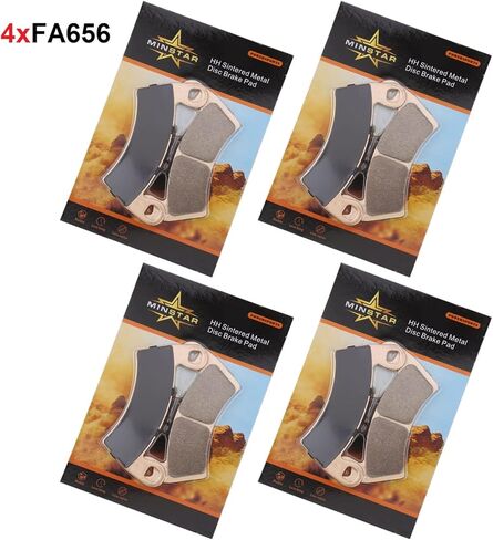 Sintered Brake Pad Front & Rear For Polaris RZR 900 1000 4 XP RS1, Ranger 570 700 800 900 1000 EV Crew Diesel 6X6, Replace #2205949 FA656 in Saudi Arabia