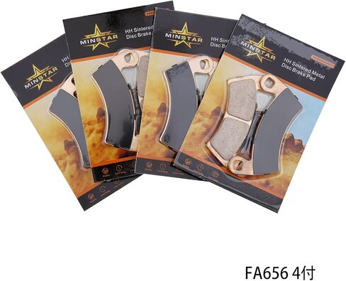 Sintered Brake Pad Front & Rear For Polaris RZR 900 1000 4 XP RS1, Ranger 570 700 800 900 1000 EV Crew Diesel 6X6, Replace #2205949 FA656 in Saudi Arabia
