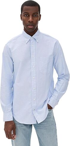 Men's Striped Oxford Shirt in Saudi Arabia