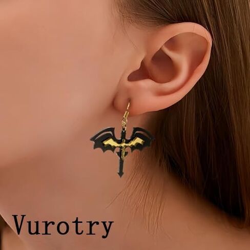 Dragon Earrings for Women Dragon Wings Earrings The Fourth Wing of Fashion Earrings Jewelry in Saudi Arabia