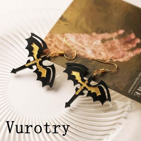 Dragon Earrings for Women Dragon Wings Earrings The Fourth Wing of Fashion Earrings Jewelry in Kuwait