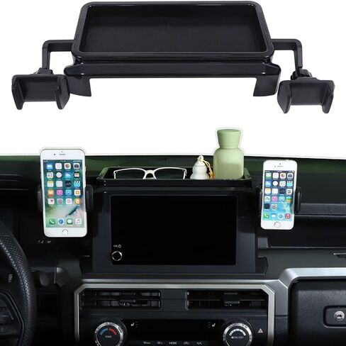 Aunginsy Center Console Dash Storage Tray Compatible with Toyota Tacoma 2024 2025 2026, Car Dashboard Storage Box Organizer Holder Insert Mounted Tray ABS Interior Accessories, Only Fit 8-inch Screen in Saudi Arabia