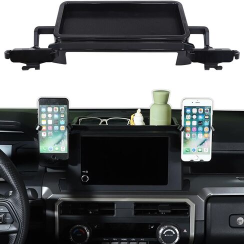 Aunginsy Center Console Dash Storage Tray Compatible with Toyota Tacoma 2024 2025 2026, Car Dashboard Storage Box Organizer Holder Insert Mounted Tray ABS Interior Accessories, Only Fit 8-inch Screen in Saudi Arabia