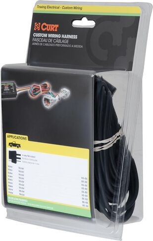 Curt Manufacturing 56142 Vehicle-Side Custom 4-Pin Trailer Wiring Harness, Fits Select Lexus IS F, IS200t, IS250, IS300, IS350 in Saudi Arabia