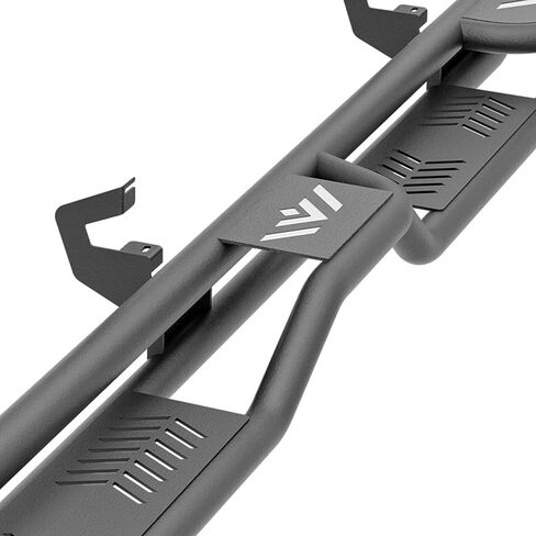 Double Cab Two Raised Steps Running Boards Compatible for 2019-2026 Chevy Silverado & GMC Sierra 1500, 2020-2026 Chevrolet Silverado/GMC Sierra 2500 3500 HD Extended Cab Side Step Nerf Bar in Kuwait