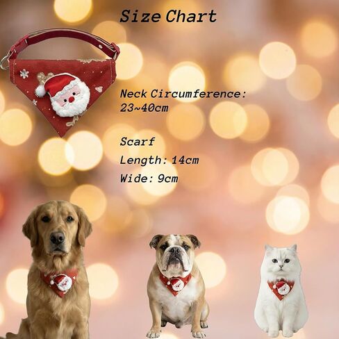 Adjustable Cat Triangle Bandana - Soft Breathable Pet Scarf with 3D Cute Cartoon Design & Keychain Hook, Reversible Neckwear for Cats & Small Dogs, Everyday Wear, Photo Prop & Pet Costume Accessories in Saudi Arabia