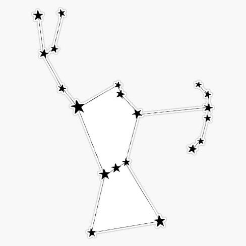 MAGNET Constellation Orion Magnetic Vinyl Sticker Decal Magnet 5" in Saudi Arabia