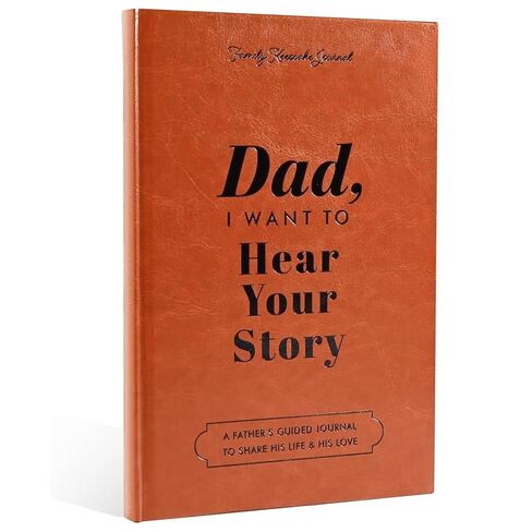 Dad, I Want to Hear Your Story: A Guided Life Story Journal with Prompts | Family Memory Book & Keepsake | Sentimental Gift for Parents, Anniversary, or Christmas | Hardcover Notebook in Saudi Arabia