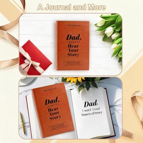 Dad, I Want to Hear Your Story: A Guided Life Story Journal with Prompts | Family Memory Book & Keepsake | Sentimental Gift for Parents, Anniversary, or Christmas | Hardcover Notebook in Saudi Arabia