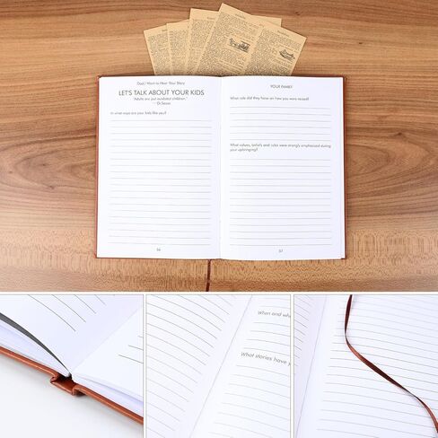 Dad, I Want to Hear Your Story: A Guided Life Story Journal with Prompts | Family Memory Book & Keepsake | Sentimental Gift for Parents, Anniversary, or Christmas | Hardcover Notebook in Saudi Arabia