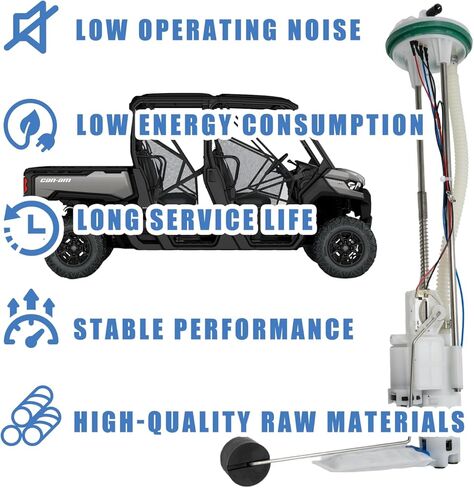 مجموعة مضخة الوقود 709001189 متوافقة مع مضخة الوقود Can-AM Defender HD10 2016-2024، Defender HD5/HD7/MAX HD7/HD8/MAX HD8/HD9/MAX HD9/HD10/MAX HD10، Traxter #OE 709000662، 47-1025 in Kuwait