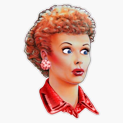 Magnet Lucille B Redhead Magnet Vinyl Decal Sticker 5" in Saudi Arabia