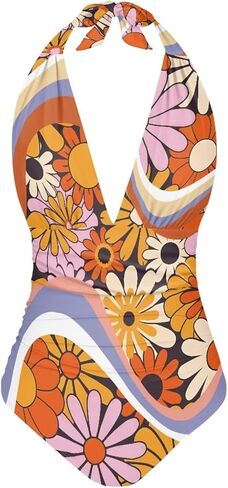 بدلة استحمام من قطعة واحدة للسيدات مخصصة للتحكم في البطن، ملابس شاطئ صيفية عصرية in Kuwait