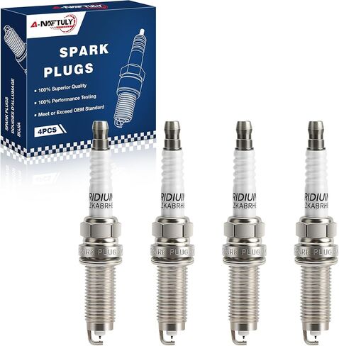 Iridium Platinum Spark Plugs 4 Pack Compatible with 2017 2018 2019 2020 1.5 Honda Civic EX LX EXL EX-T Sport L4 1.5L Replaces 95112, ILZKAR8H8S, 1229059B003, 1229059B0030, XP5682, AI5682 in Saudi Arabia