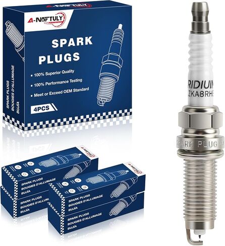 Iridium Platinum Spark Plugs 4 Pack Compatible with 2017 2018 2019 2020 1.5 Honda Civic EX LX EXL EX-T Sport L4 1.5L Replaces 95112, ILZKAR8H8S, 1229059B003, 1229059B0030, XP5682, AI5682 in Saudi Arabia