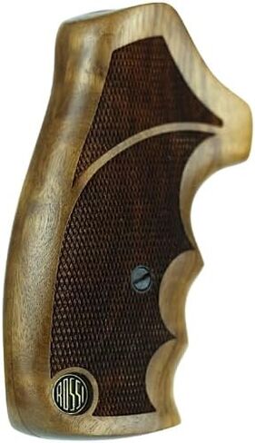 Rossi RP 63 Wooden Revolver Grip, Classic Design with Textured Pattern, Brown in Kuwait