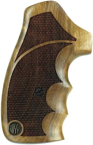 Rossi RP 63 Wooden Revolver Grip, Classic Design with Textured Pattern, Brown in Kuwait