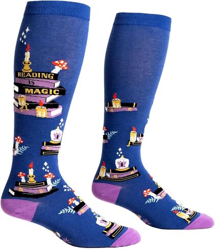 Sock It To Me، جوارب نسائية واسعة الساق قابلة للتمدد، جوارب القراءة السحرية، مقاس واحد in Kuwait