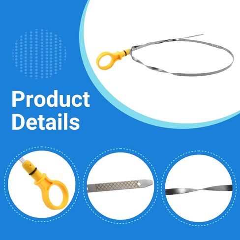 Engine Oil Level Dipstick Fits for 2009-2010 Ford F150 Explorer Sport Trac Mercury Mountaineer 4.6L V8 Replaces 9L3E6750AE 9L3Z-6750-A 9L3Z 6750 A in Saudi Arabia