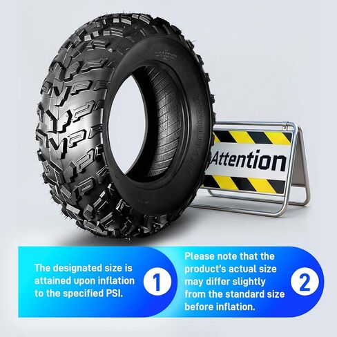 TRIBLE SIX Set of 2 22x10-9 ATV/UTV Tires,22x10x9 All-Terrain Mud & Trail Tires,6PR,Tubeless in Saudi Arabia
