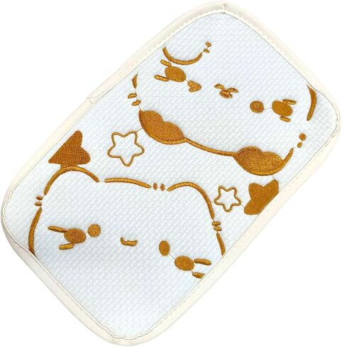 غطاء وحدة التحكم المركزية للسيارة YoRise Cute Cat، غطاء مسند ذراع السيارة مريح وجيد التهوية، وسادة حماية صندوق تخزين مسند الذراع الناعمة، ملحقات صندوق مقعد مسند الذراع العالمي لمعظم المركبات (أسود) in Kuwait