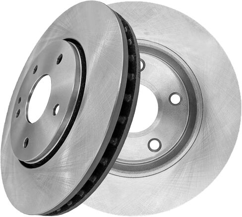 PM Auto Front Brake Disc Rotors 302mm Compatible With 2009-2012 Dodge Journey Except Heavy Duty Brakes in Saudi Arabia