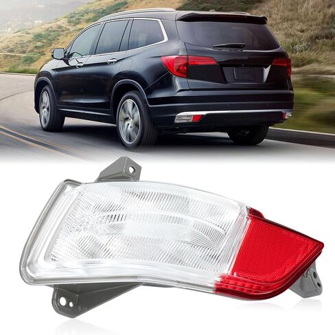 Rear Bumper Light for Honda Pilot 2016 2017 2018 Back Up Light Reflector Lamp Replaces HO2883100 34500-TG7-A02(Right Passenger Side) in Kuwait