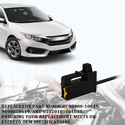 1-Way Horn Connector Plug Speaker Wiring Harness Adapter Compatible with Toyota Lexus Scion Subaru, Replace 90980-10619 9098010619 (2 PCS) in Kuwait