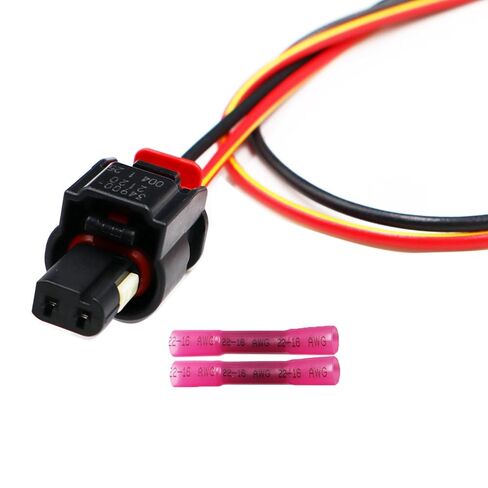 2 Pin Compatible with Ford, Lincoln (Motorcraft) Female 2-PIN WPT-1251 Harness Wire Pigtail in Saudi Arabia