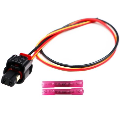 2 Pin Compatible with Ford, Lincoln (Motorcraft) Female 2-PIN WPT-1251 Harness Wire Pigtail in Saudi Arabia