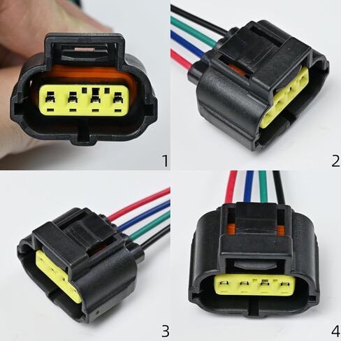 TPS Throttle Position Sensor Connector Pigtail Plug Wiring Harness for Toyota Lexus Mazda Dodge Chrysler Geo Jeep KIA Suzuki Chevrolet Hyundai, Replaced OE# S1931 90980-10711 in Saudi Arabia