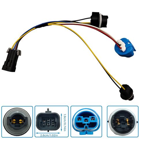2pcs Headlight Wiring Harness 645-205 22740620 22740621 Compatible with C-hevy Cobalt 2005-2008,Pontiac G5 2007-09, Pursuit 2005-2006 in Kuwait