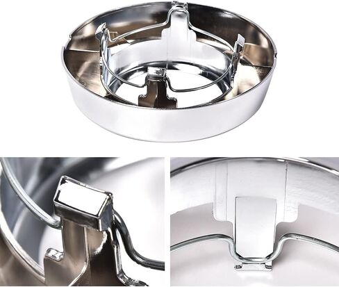 VRracing 2 قطعة قبعات مركز العجلة متوافقة مع 1994-2008 Ford Van E150 E250 E350 F250 F350 زوج قبعات محور العجلة المركزية in Saudi Arabia