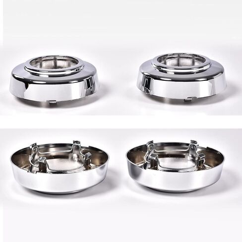 VRracing 2 قطعة قبعات مركز العجلة متوافقة مع 1994-2008 Ford Van E150 E250 E350 F250 F350 زوج قبعات محور العجلة المركزية in Saudi Arabia
