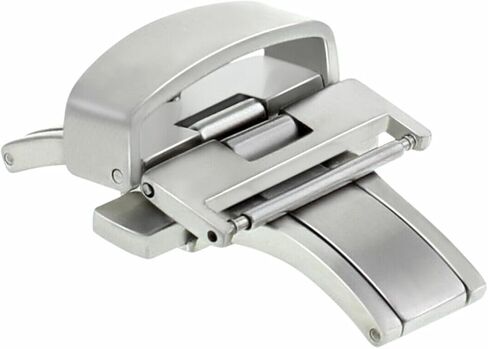 Ewatchparts 24mm Thicker Rubber Leather Deployment Clasp Compatible With Watch Band Strap 3.5mm-5.5mm in Saudi Arabia