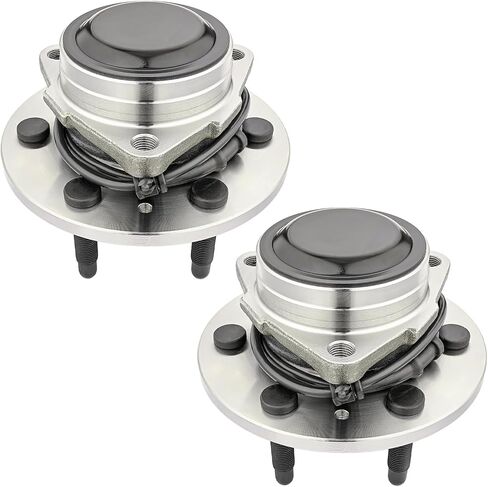 515054 (Pair) Front Wheel Hub Bearing for Chevy Tahoe, for Silverado 1500, for Suburban 1500, for Avalanche 1500, for Express 1500, for GMC Yukon XL 1500 Sierra Savana, for Cadillac Escalade 2WD in Saudi Arabia