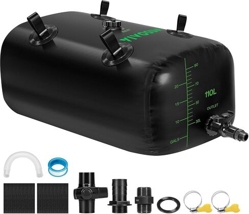 VIVOSUN 400 L/106 Gal Water Bladder, Foldable and Portable Water Storage Bag for RV, Camping, Garden Watering, Agricultural Irrigation, Drought Resistance, Firefighting in Kuwait