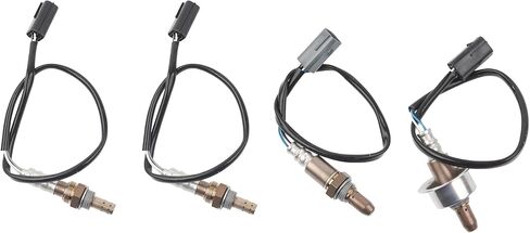 Dasbecan 4 قطع مستشعر O2 للأعلى والأسفل متوافق مع Nissan Altima Coupe 2010-2013 Maxima 2011-2013 3.5L يستبدل 234-4380 234-4381 234-9036 234-9096 in Saudi Arabia