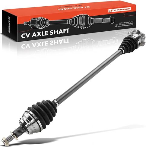 مجموعة عمود المحور A-Premium CV متوافقة مع Audi TT 2000-2002 وVolkswagen Beetle 1998-2005، Golf 1999-2006، Jetta 1999-2005، جانب الركاب الأيمن الأمامي، استبدال # 1J0407272AL، 1J0407272CT in Saudi Arabia