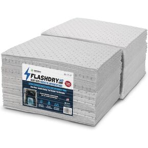 Marine Oil & Fuel Spill Absorbent Pads - 100-Count Box, 17.5" x 13.5", Water Repellent, Effective Spill Control, Marine Protection, High-Performance, Eco-Friendly, Tear Resistant in Kuwait