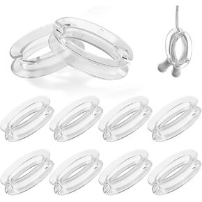 ETZ 10 Pack Window Blind Cord Winder, Safety Childproof Blind Cord Holder Cleat, Clear Plastic Windows Shade String Clips, Protect Kids and Pets No Wall Damage in Kuwait