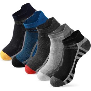 جوارب قطنية للكاحل للجري، جوارب مسامية منخفضة القطع للجري، جوارب مسامية للرجال والنساء 6 أزواج in Kuwait