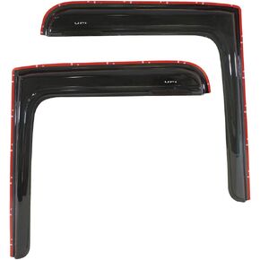 United Pacific 91501 2008-2017 Freightliner Cascadia Acrylic Window Visor, Deflects Rain/Snow, Reduce Wind Noise - Smoke - ONE Set (Pack of 2) in Kuwait