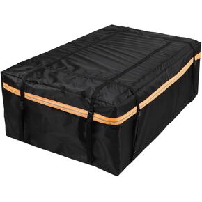 حقيبة شحن على السطح مقاومة للماء بسعة كبيرة، 425 لتر 486 لتر مناسبة عالميًا للمركبات مع أو بدون رفوف سقف قابلة للطي (M) in Kuwait