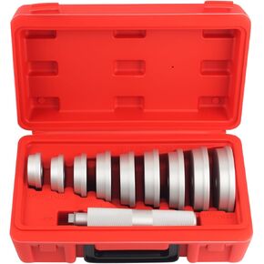 10PCS Car Bearing Press Kit,Non-damaging Car Bearing Race and Seal Driver Set for Installing Wheel Bearings with 9 Sizes Adapters/Seal Driver Handle,Essential Seals Installer Kit in Kuwait